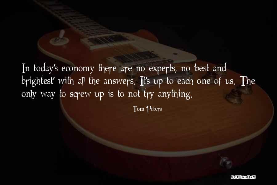 Screw Up Quotes By Tom Peters Screw Up Quotes By Tom Peters