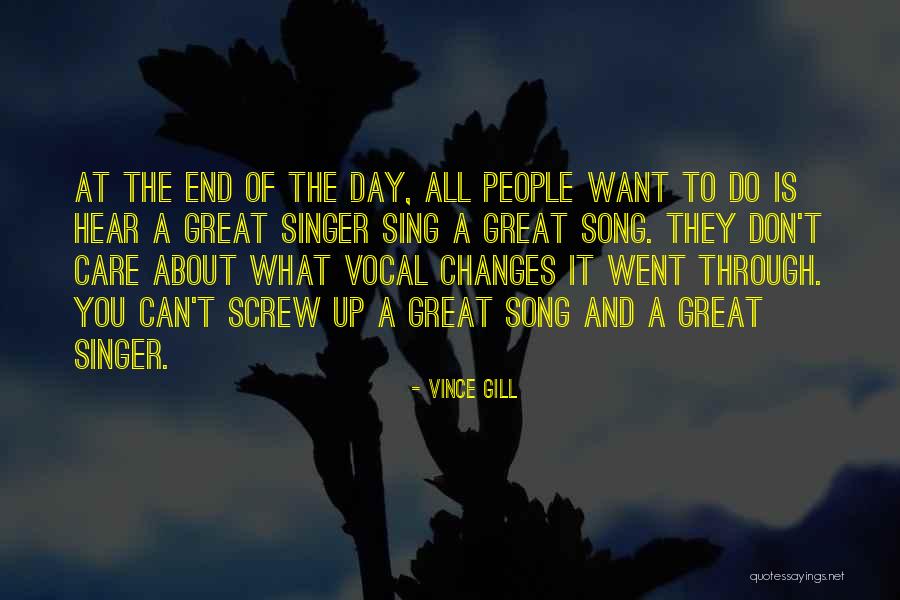 Screw Up Quotes By Vince Gill