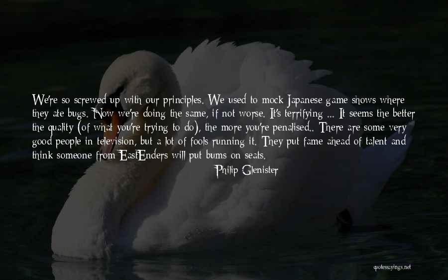 Screwed Up Quotes By Philip Glenister Screwed Up Quotes By Philip Glenister