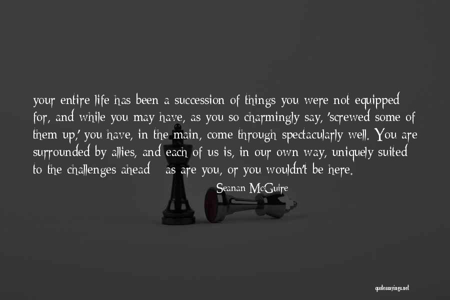 Screwed Up Quotes By Seanan McGuire Screwed Up Quotes By Seanan McGuire