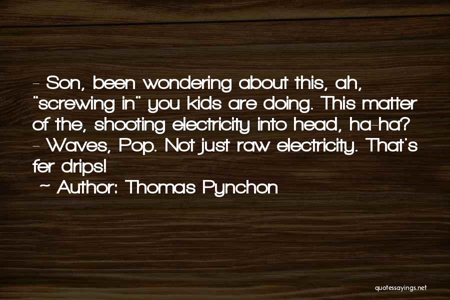 Screwing Things Up Quotes By Thomas Pynchon
