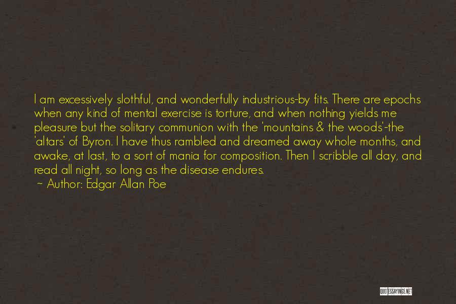 Scribble Quotes By Edgar Allan Poe