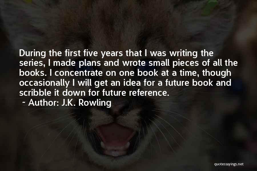 Scribble Quotes By J.K. Rowling