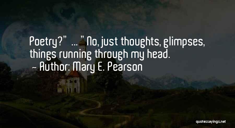 Scribbler Of Dreams Quotes By Mary E. Pearson