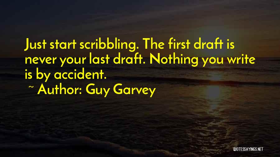 Scribbling Quotes By Guy Garvey