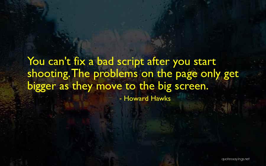 Script Quotes By Howard Hawks