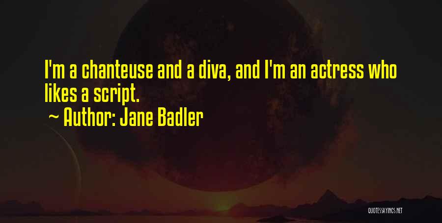 Script Quotes By Jane Badler