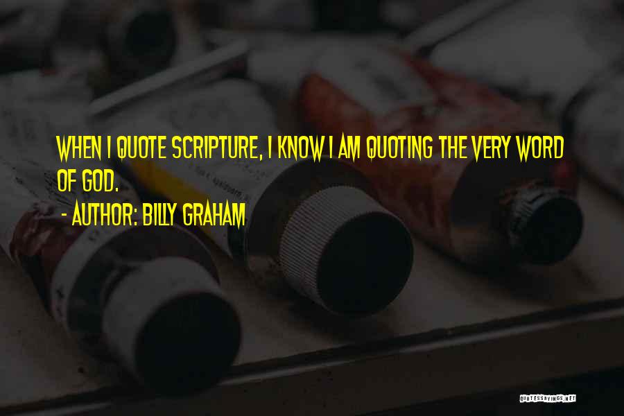 Scripture Quotes By Billy Graham