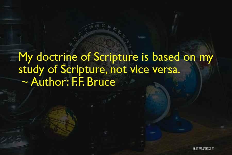 Scripture Study Quotes By F.F. Bruce