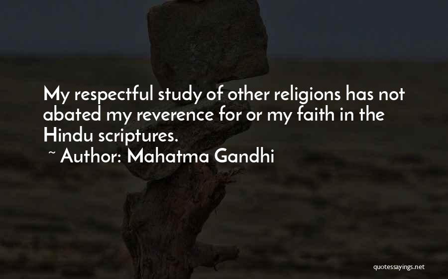 Scripture Study Quotes By Mahatma Gandhi