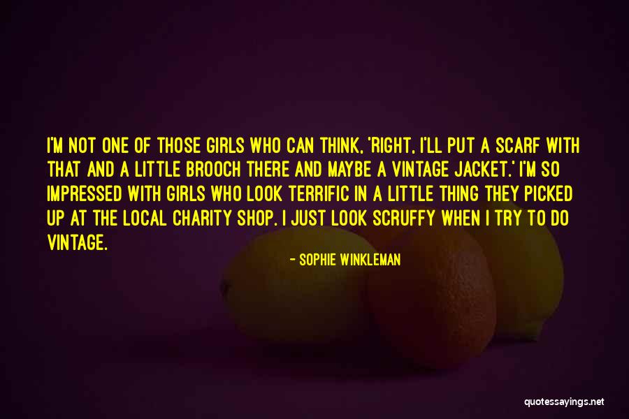 Scruffy Quotes By Sophie Winkleman