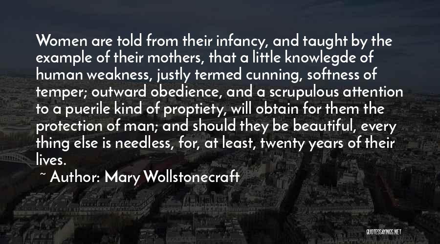 Scrupulous Quotes By Mary Wollstonecraft