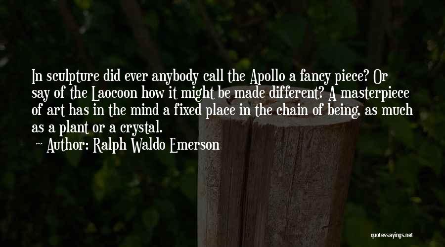 Sculpture Quotes By Ralph Waldo Emerson