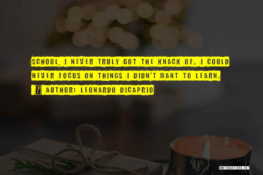 Se7en Book Quotes By Leonardo DiCaprio