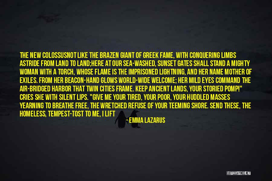 Sea Air Quotes By Emma Lazarus Sea Air Quotes By Emma Lazarus