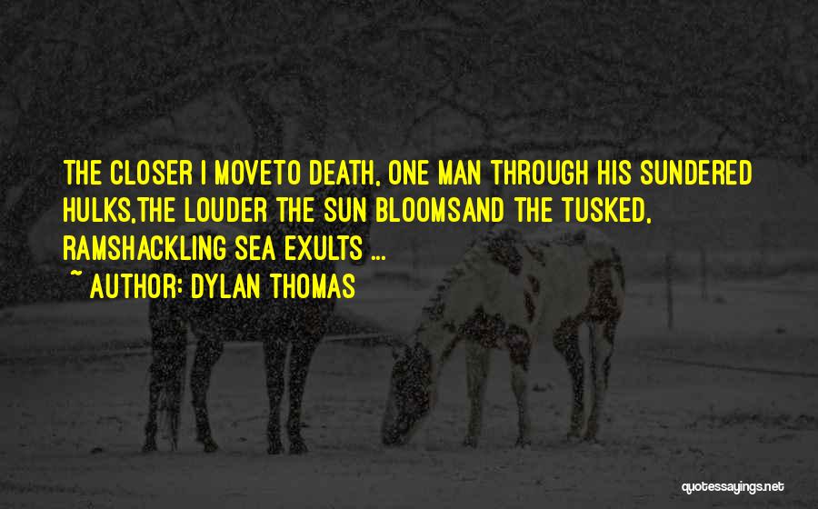 Sea And Death Quotes By Dylan Thomas