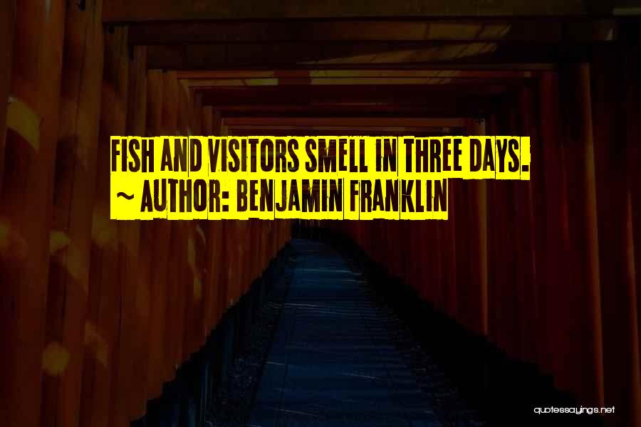 Sea And Fish Quotes By Benjamin Franklin