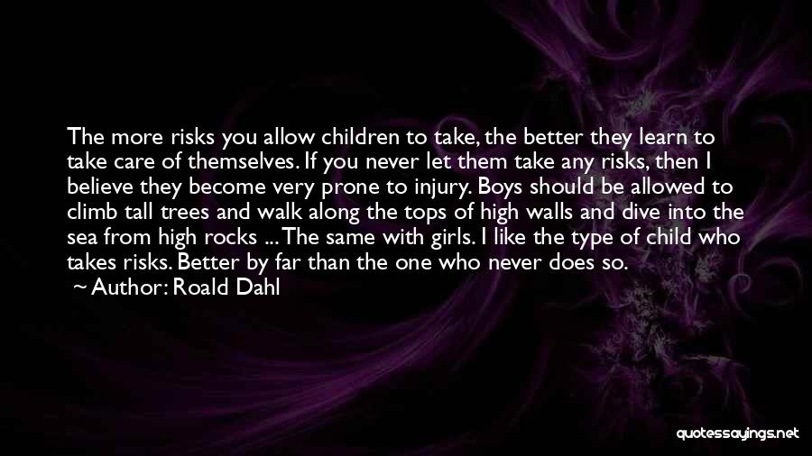 Sea And Rocks Quotes By Roald Dahl