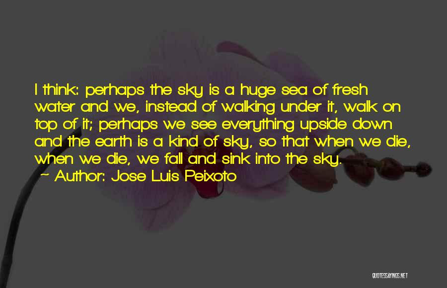 Sea And Sky Earth Quotes By Jose Luis Peixoto