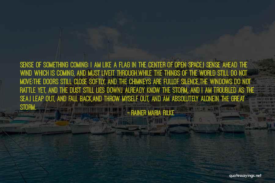 Sea And Storm Quotes By Rainer Maria Rilke