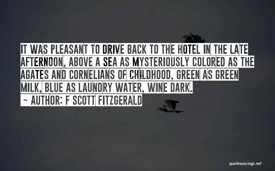 Sea Blue Quotes By F Scott Fitzgerald