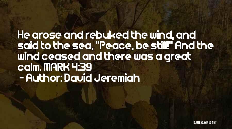 Sea Calm Quotes By David Jeremiah