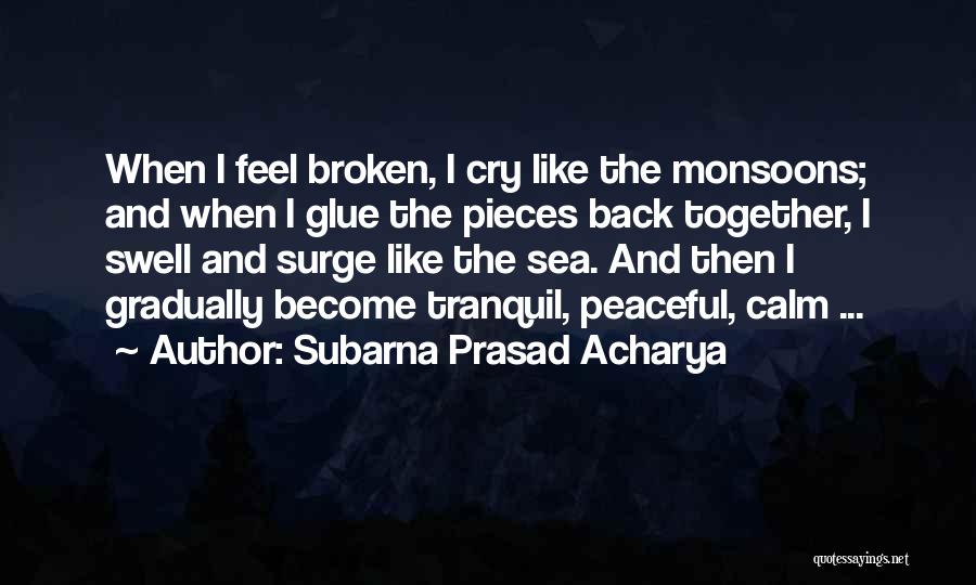 Sea Calm Quotes By Subarna Prasad Acharya