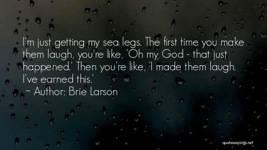 Sea Legs Quotes By Brie Larson