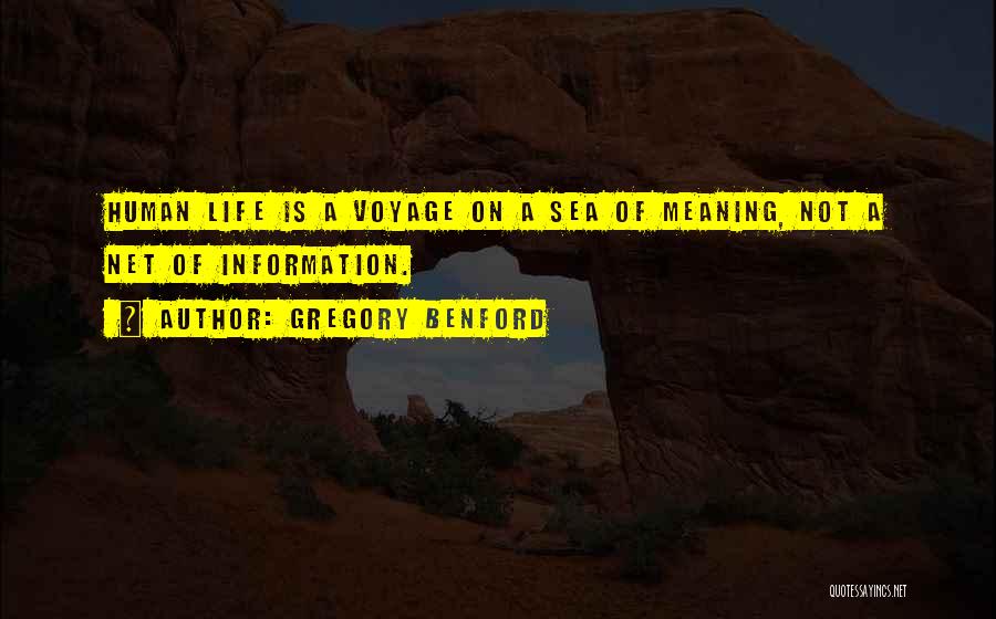 Sea Life Quotes By Gregory Benford