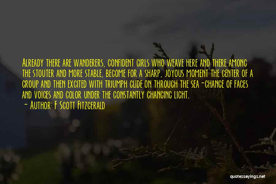 Sea Of Faces Quotes By F Scott Fitzgerald