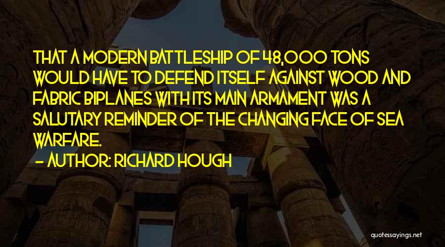 Sea Of Faces Quotes By Richard Hough