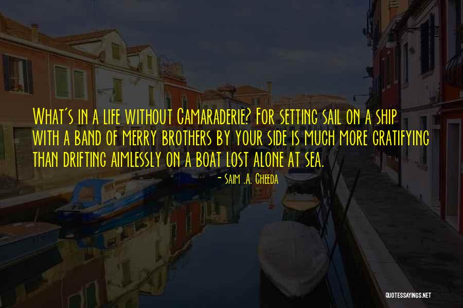 Sea Of Friendship Quotes By Saim .A. Cheeda