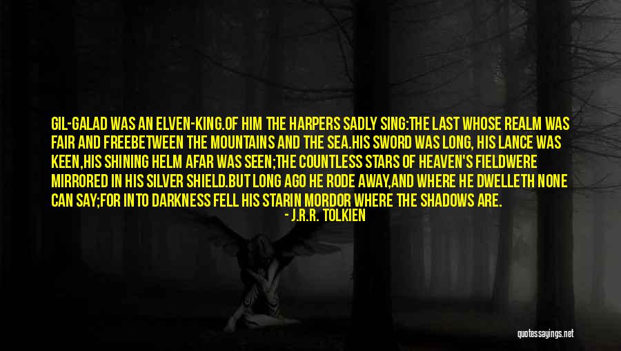 Sea Of Shadows Quotes By J.R.R. Tolkien