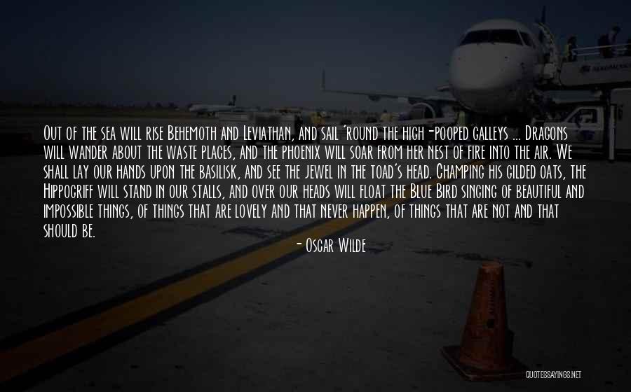 Sea Sail Quotes By Oscar Wilde