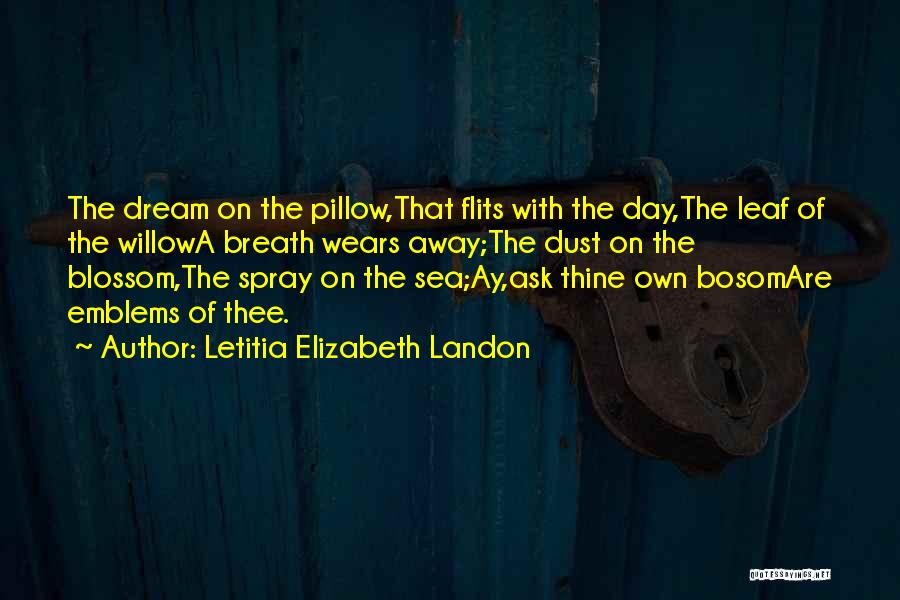 Sea Spray Quotes By Letitia Elizabeth Landon