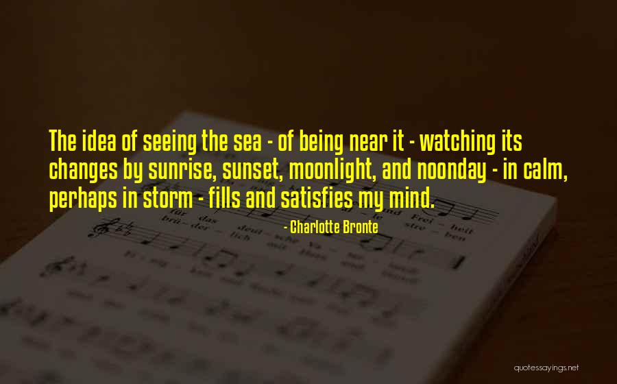 Sea Sunset Quotes By Charlotte Bronte