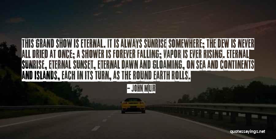 Sea Sunset Quotes By John Muir