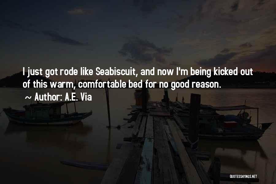 Seabiscuit Quotes By A.E. Via