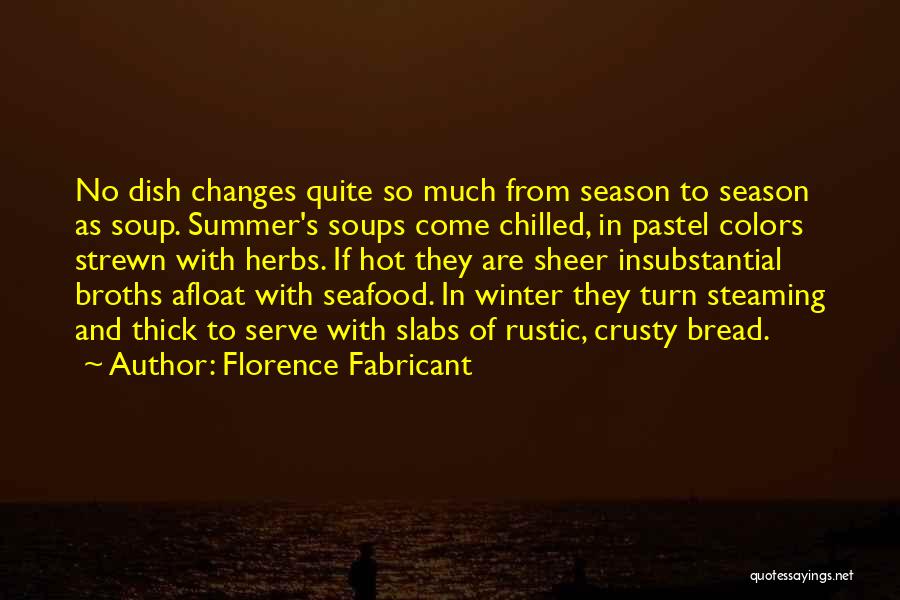 Seafood Quotes By Florence Fabricant