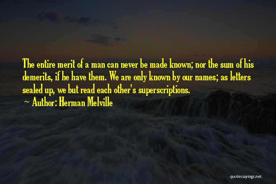 Sealed Quotes By Herman Melville