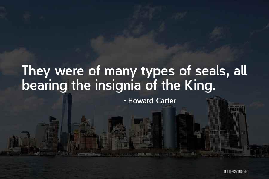 Seals Quotes By Howard Carter