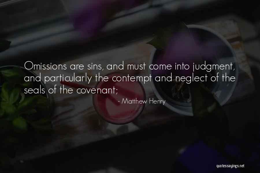 Seals Quotes By Matthew Henry