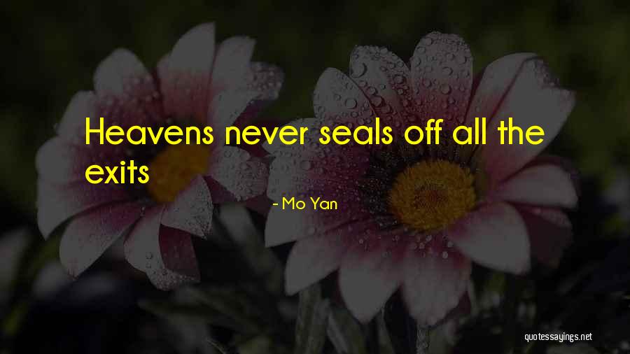 Seals Quotes By Mo Yan