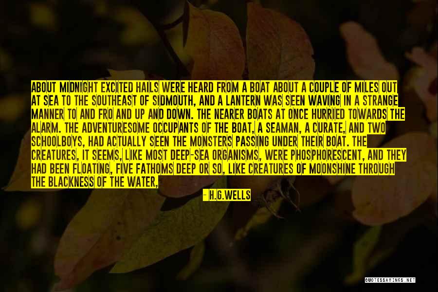 Seaman Quotes By H.G.Wells Seaman Quotes By H.G.Wells
