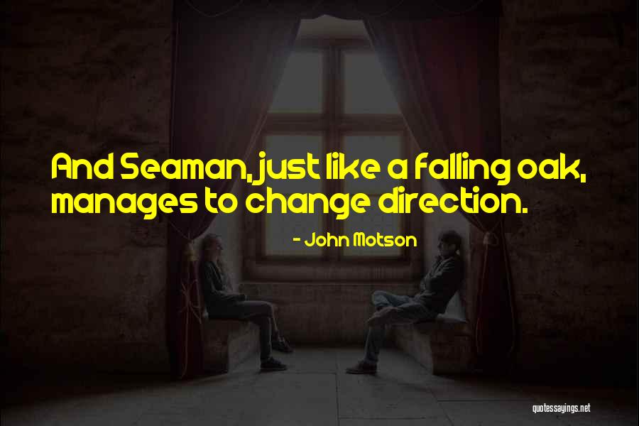 Seaman Quotes By John Motson
