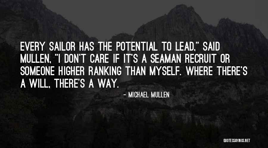 Seaman Quotes By Michael Mullen Seaman Quotes By Michael Mullen