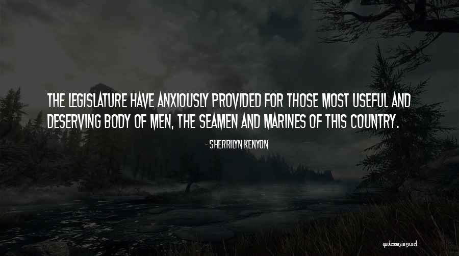Seamen Quotes By Sherrilyn Kenyon Seamen Quotes By Sherrilyn Kenyon