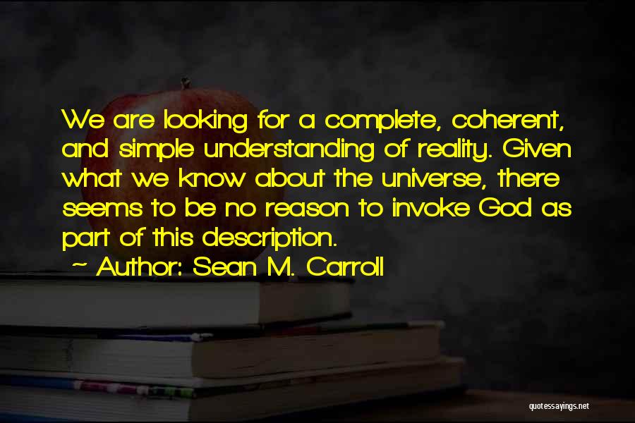 Sean M. Carroll Quotes 90691