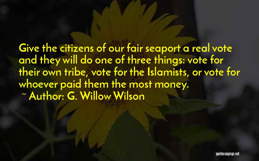 Seaport Quotes By G. Willow Wilson