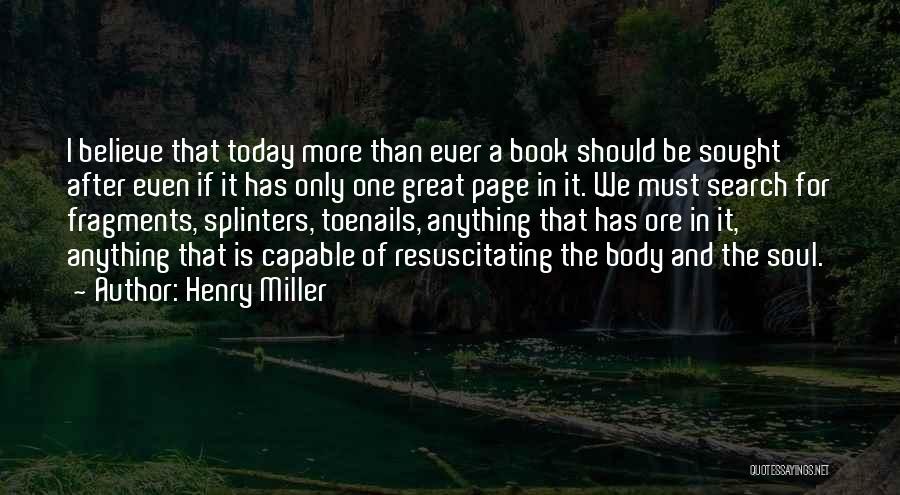 Search A Book For Quotes By Henry Miller